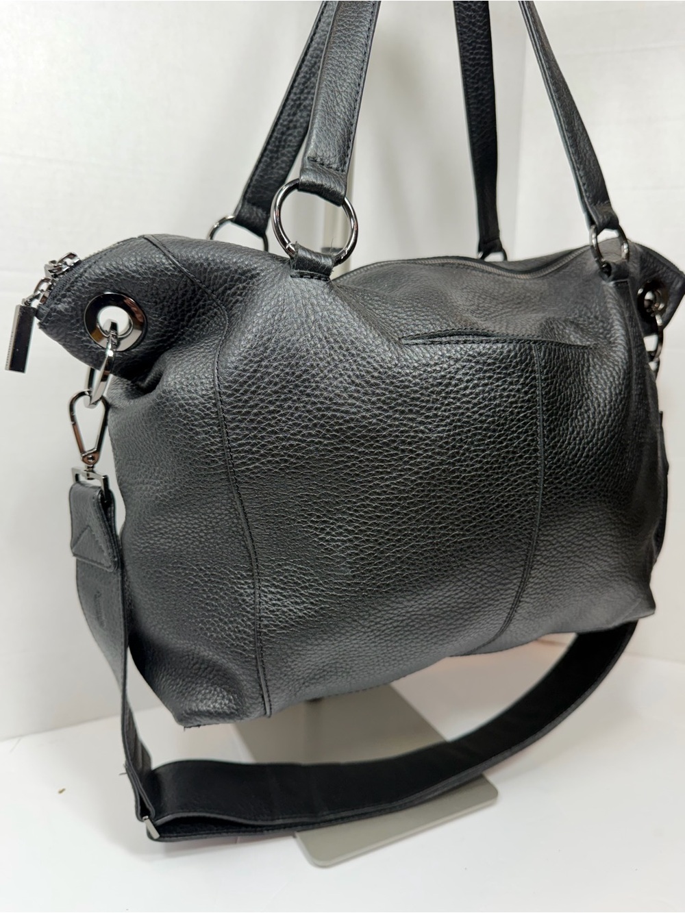 HAMMIT DANIEL MED GUNMETAL BLACK WITH STRAP $675 - Picture 6 of 9